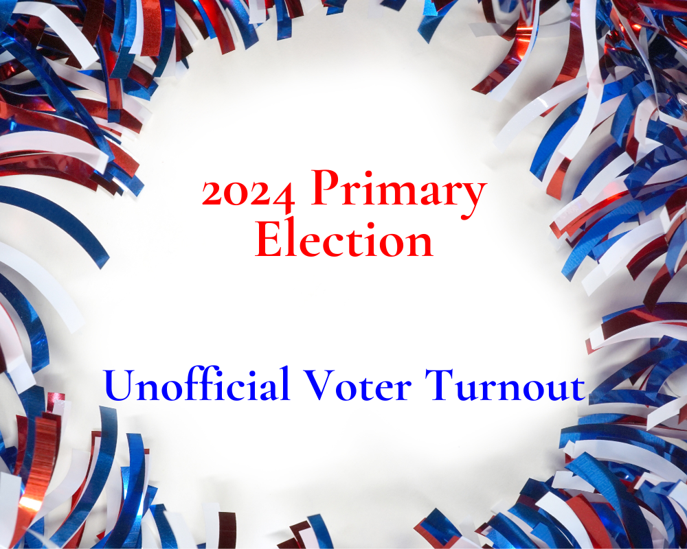 2024 Primary Unofficial Voter Turnout
